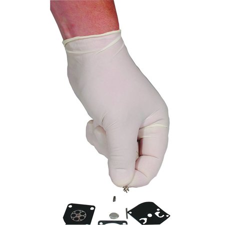 STENS Large Gloves - 5 Ml Industrial Grade Latex Textured Fingertips For Improved Grip 751-781